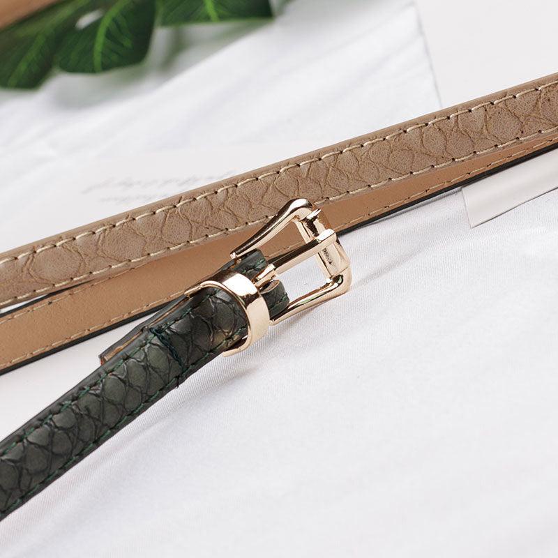 Belt In Leather For Women Model 1 Aubrey by Zictor
