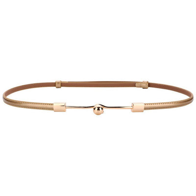 Slim Belt For Women Pearl Buckle - Model Dream