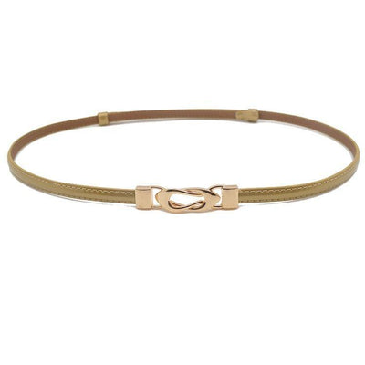 Elegant Women Belt Gold Buckle - Model Jin