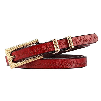 Belt For Women With Zigzag Pattern - Model Orion