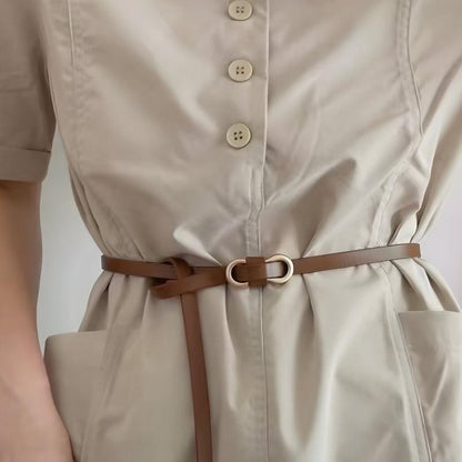 Belt In Simili Vegan Buckle Chic For Women Model Jensen by Zictor