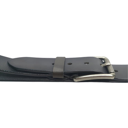 Belt In Leather Pleine Fleure Buckle TO Rouleau For Men Model Rowan by Zictor