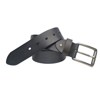 Belt In Leather Pleine Fleure Buckle TO Rouleau For Men Model Rowan by Zictor