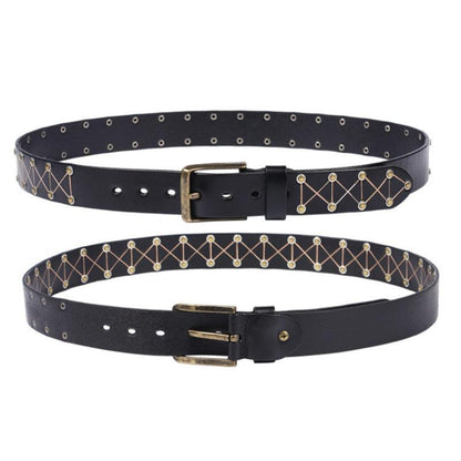 Belt TO Rivets For Men Model Madison by Zictor