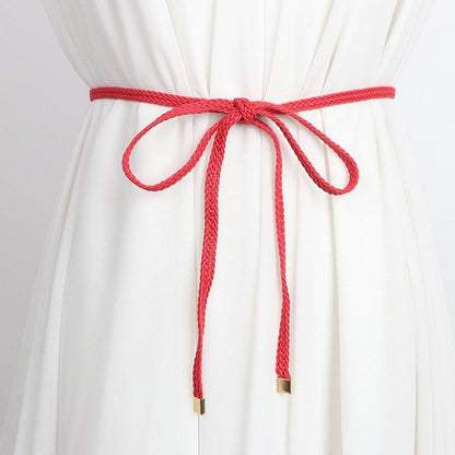 Belt to nouer in corde of coton ciré, model Jamieo - Zictor