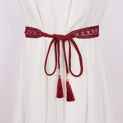 Belt to nouer in dentelle, model Braveo - Zictor