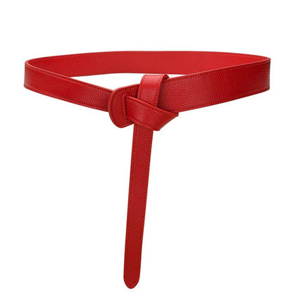 Belt to nouer in leather soft, model Eliot - Zictor