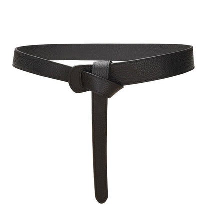 Belt to nouer in leather soft, model Eliot - Zictor
