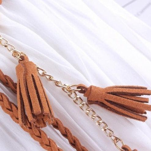 Belt In Leather For Women Model Morgani by Zictor