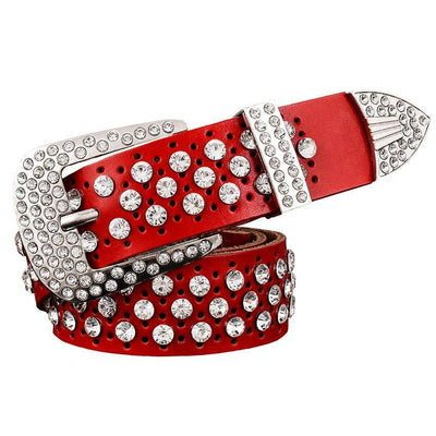 Belt With Rhinestones For Women - Model Nao