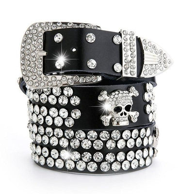 Crystal Rhinestone Belt for Women - Model Alexi