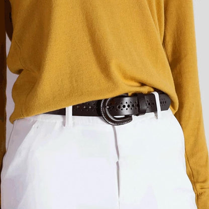 Belt Leather Ajouree For Women Model Noble by Zictor
