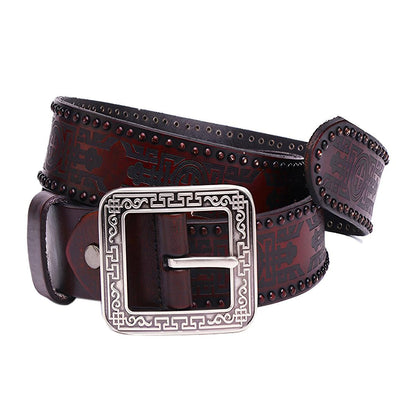 Belt In Leather Men Ou Women Model Huxleey by Zictor