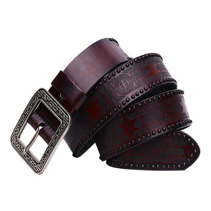Belt In Leather Men Ou Women Model Huxleey by Zictor