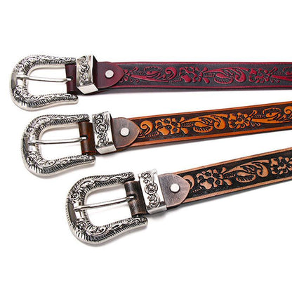 Belt In Leather For Women Model Sachai by Zictor