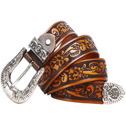 Belt In Leather For Women Model Sachai by Zictor
