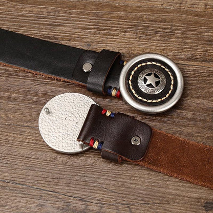 Belt In Leather Model Leslie by Zictor