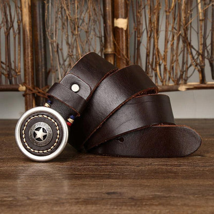 Belt In Leather Model Leslie by Zictor