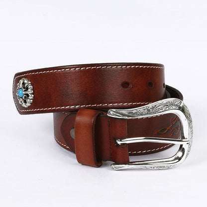 Belt In Leather Model Rileyu by Zictor