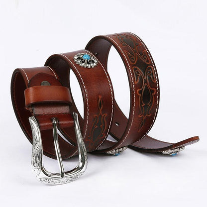 Belt In Leather Model Rileyu by Zictor