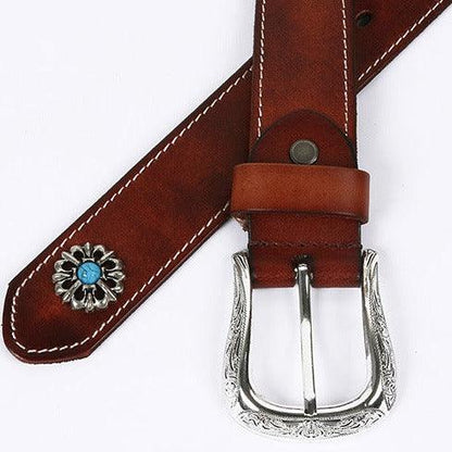 Belt In Leather Model Rileyu by Zictor