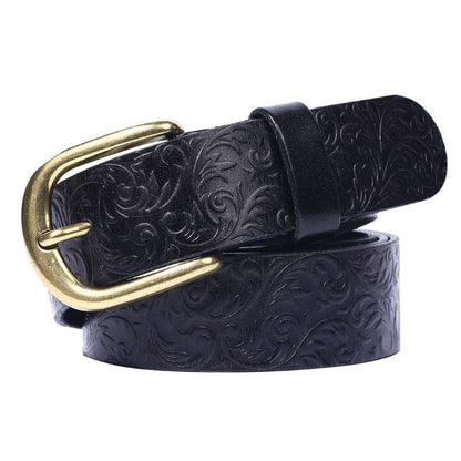 Belt Western in leather, model Saige - Zictor