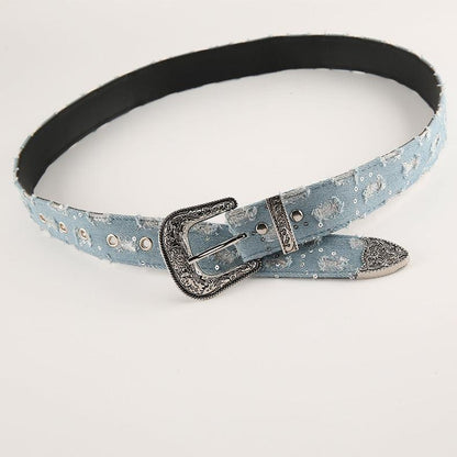 Belt Jean With Buckle Fantaisie Model Alex by Zictor