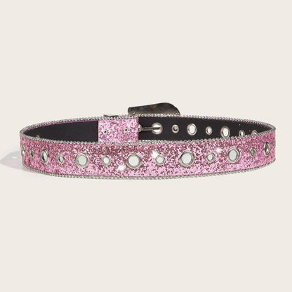 Belt Paillettee With Buckle Strass Model Logani by Zictor