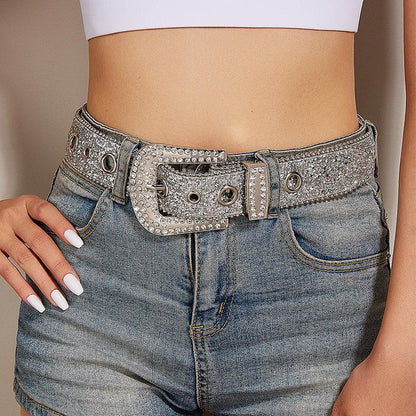 Belt Paillettee With Buckle Strass Model Logani by Zictor