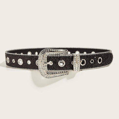 Belt Paillettee With Buckle Strass Model Logani by Zictor