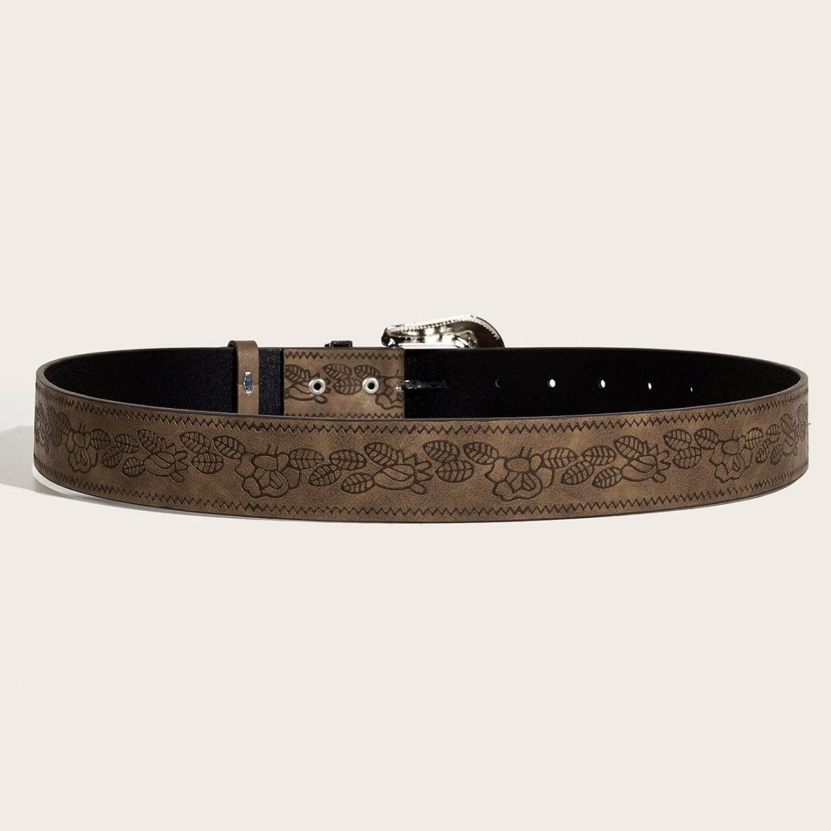Belt With Motif Vegetal Model Pheonix by Zictor