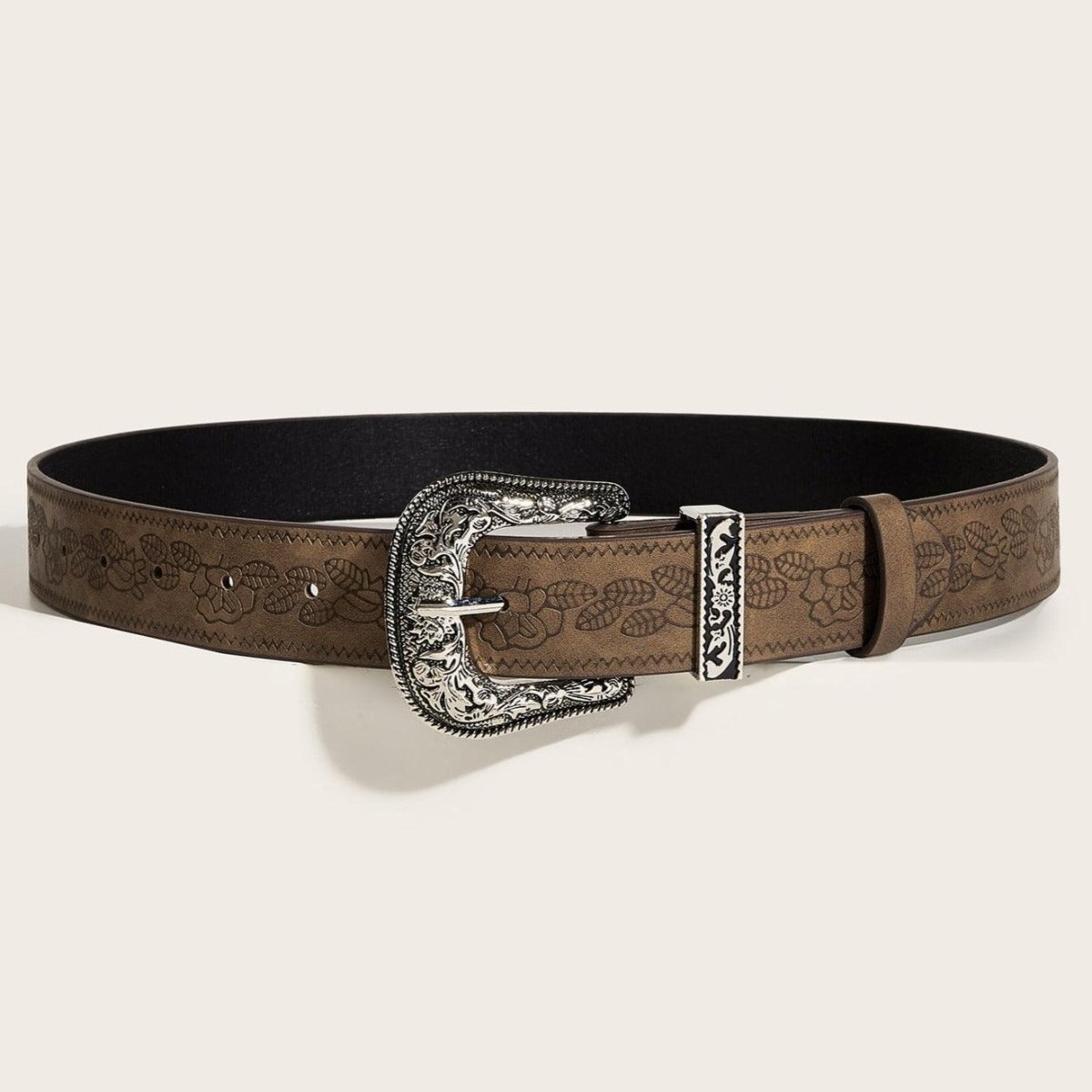 Belt With Motif Vegetal Model Pheonix by Zictor