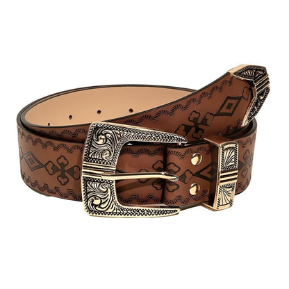 Belt Western to motifs géométriques, model Sashay - Zictor
