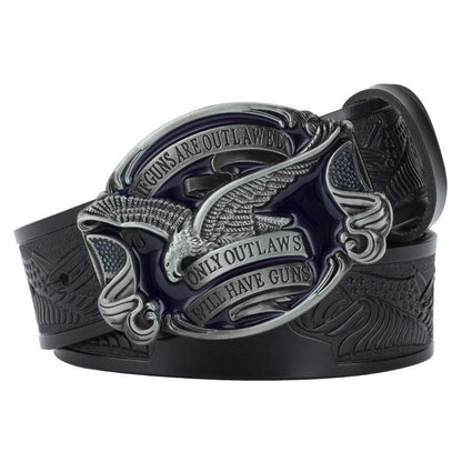 Belt western with aigle, model Fadil - Zictor