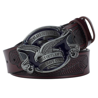 Belt western with aigle, model Fadil - Zictor