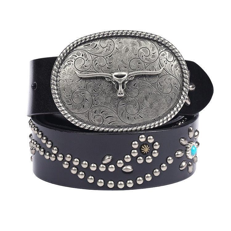 Belt In Leather Model Lonnie by Zictor
