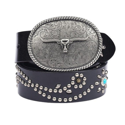 Belt In Leather Model Lonnie by Zictor
