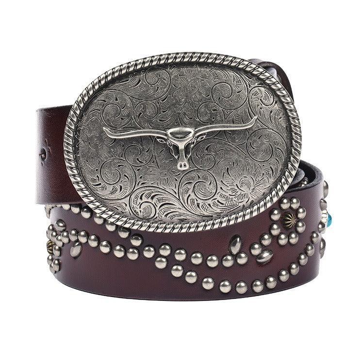Belt In Leather Model Lonnie by Zictor