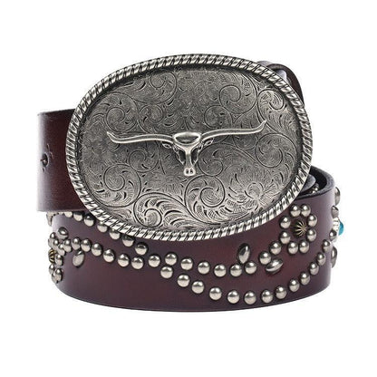 Belt In Leather Model Lonnie by Zictor
