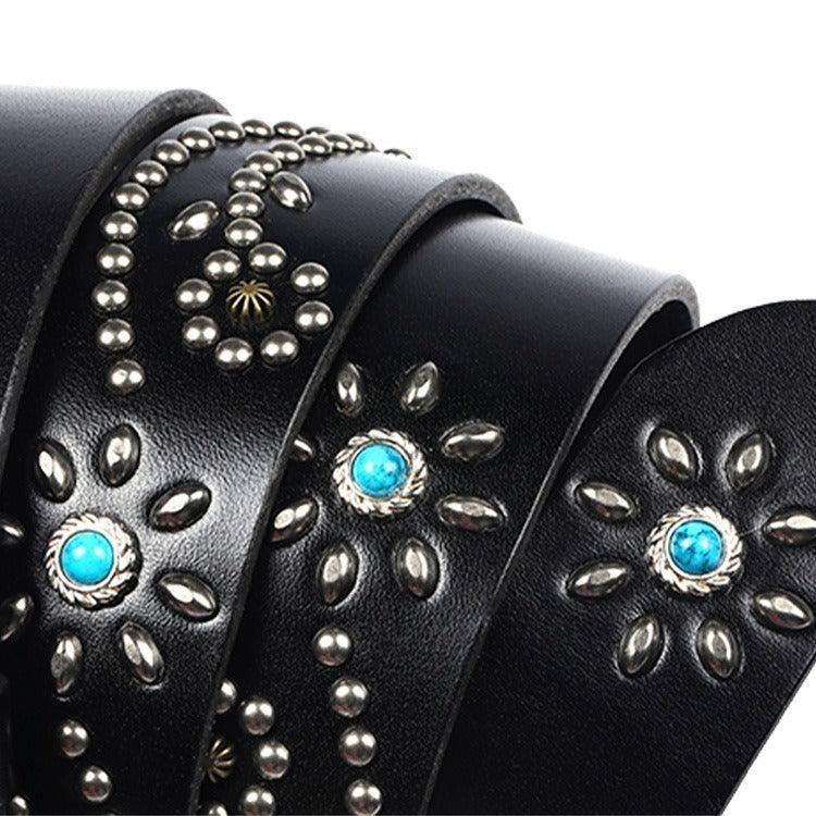 Belt In Leather Model Lonnie by Zictor
