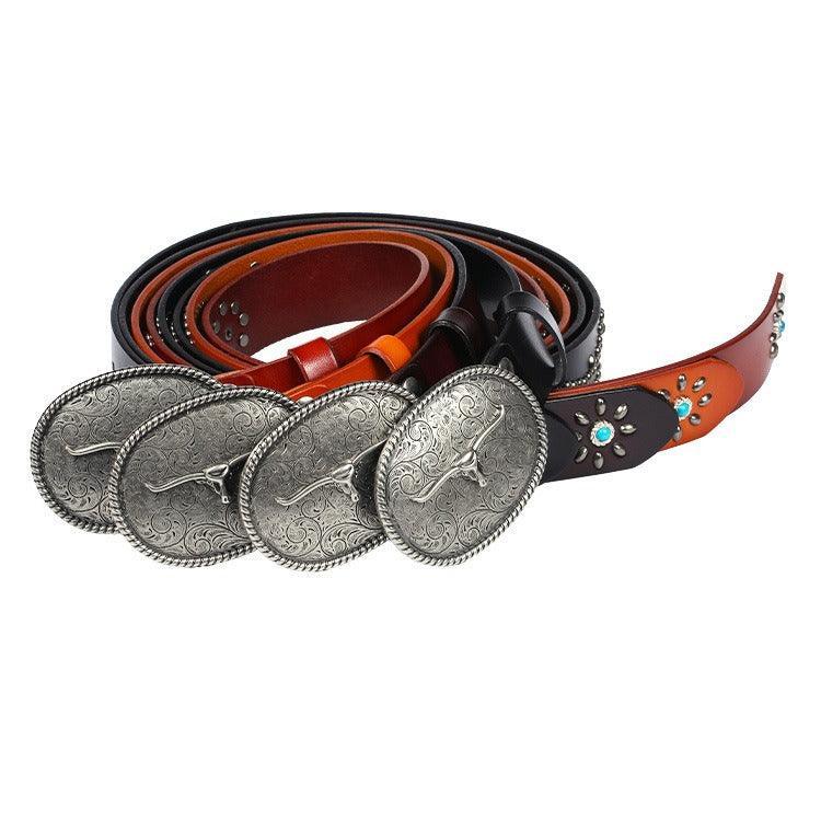 Belt In Leather Model Lonnie by Zictor