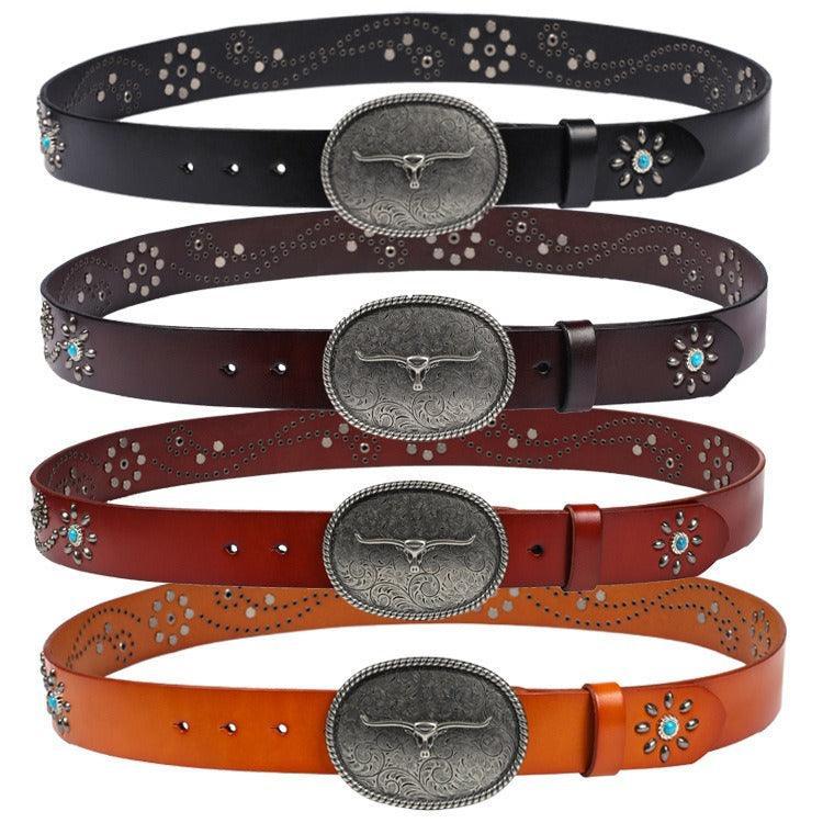 Belt In Leather Model Lonnie by Zictor