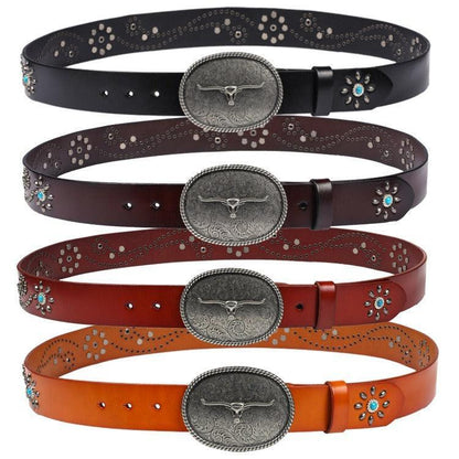 Belt In Leather Model Lonnie by Zictor