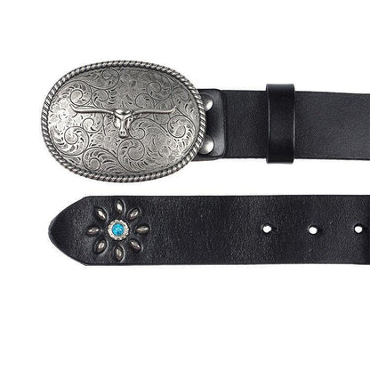 Belt In Leather Model Lonnie by Zictor
