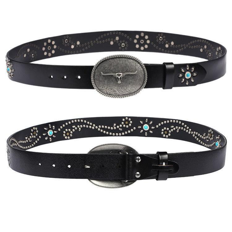 Belt In Leather Model Lonnie by Zictor