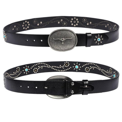Belt In Leather Model Lonnie by Zictor