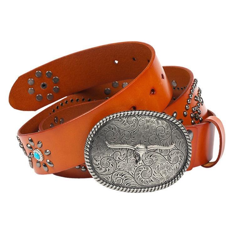 Belt In Leather Model Lonnie by Zictor