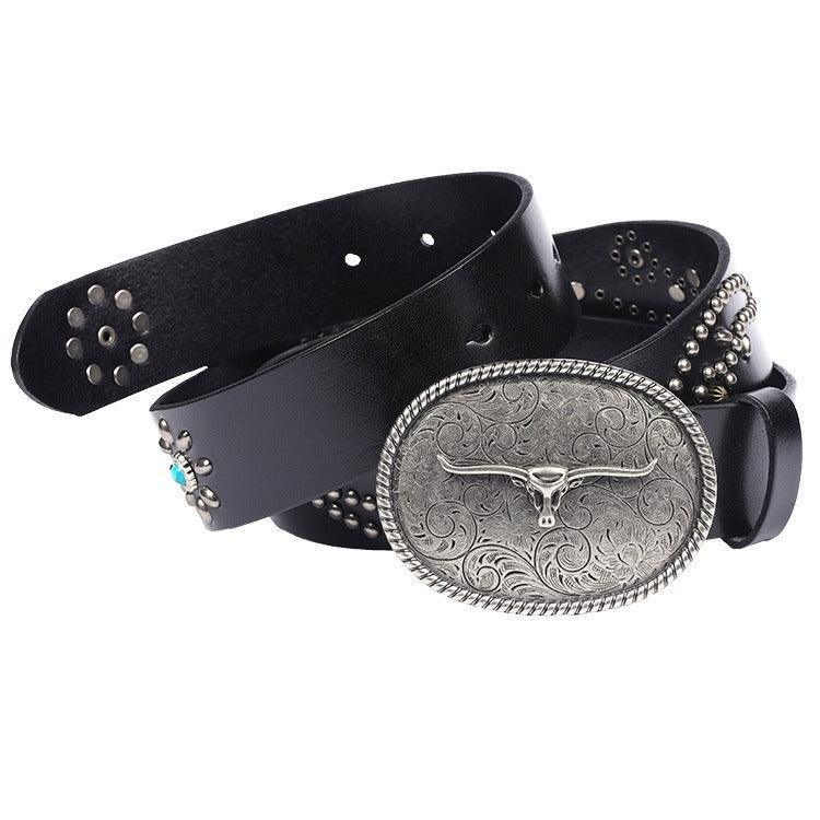 Belt In Leather Model Lonnie by Zictor