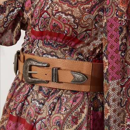 Belt TO Wide TO Double Buckles Western Model Skylor by Zictor