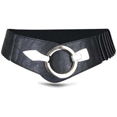 Wide Textured Belt For Women - Model Echo
